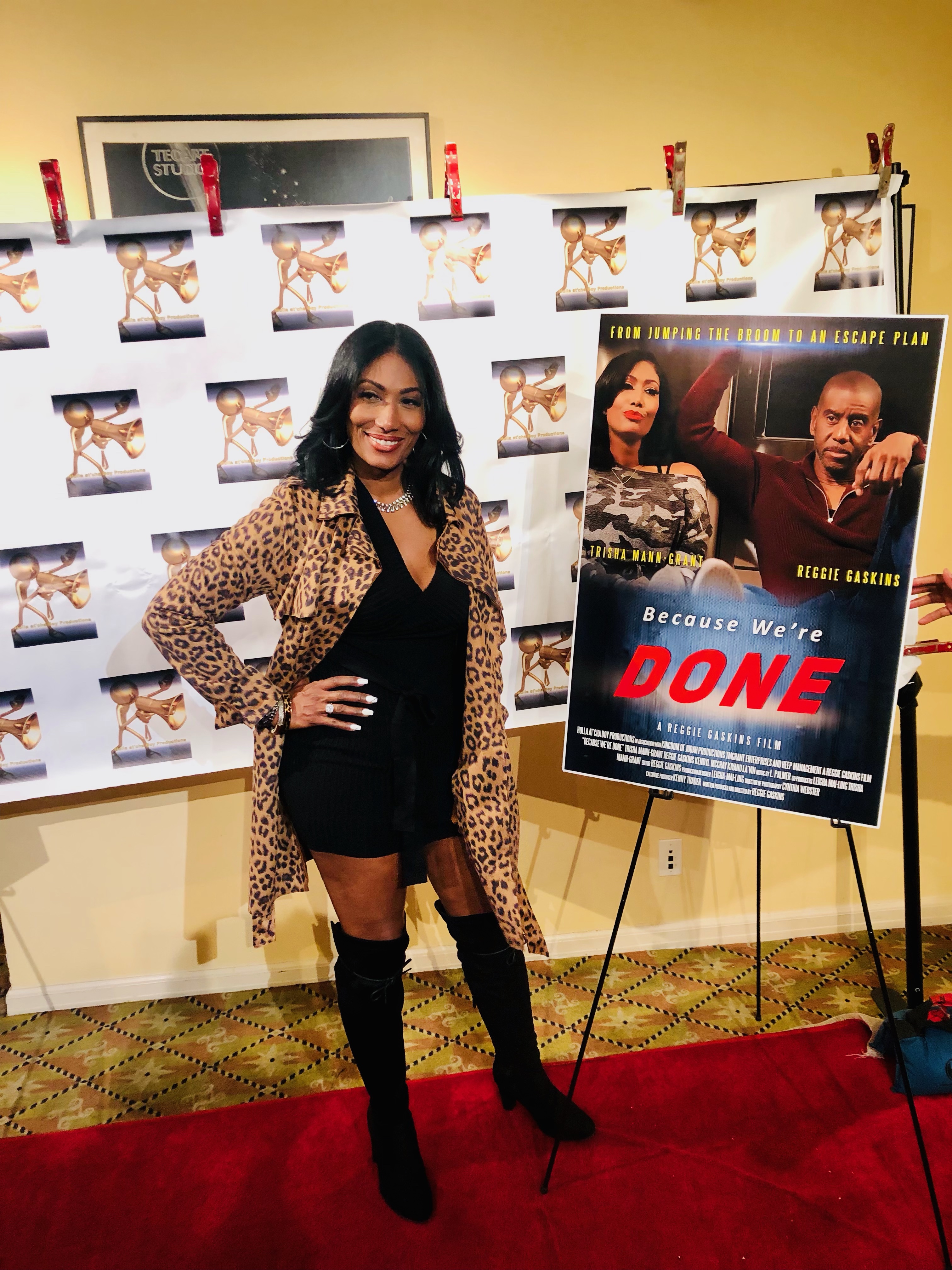 Trisha Mann-Grant at movie premiere